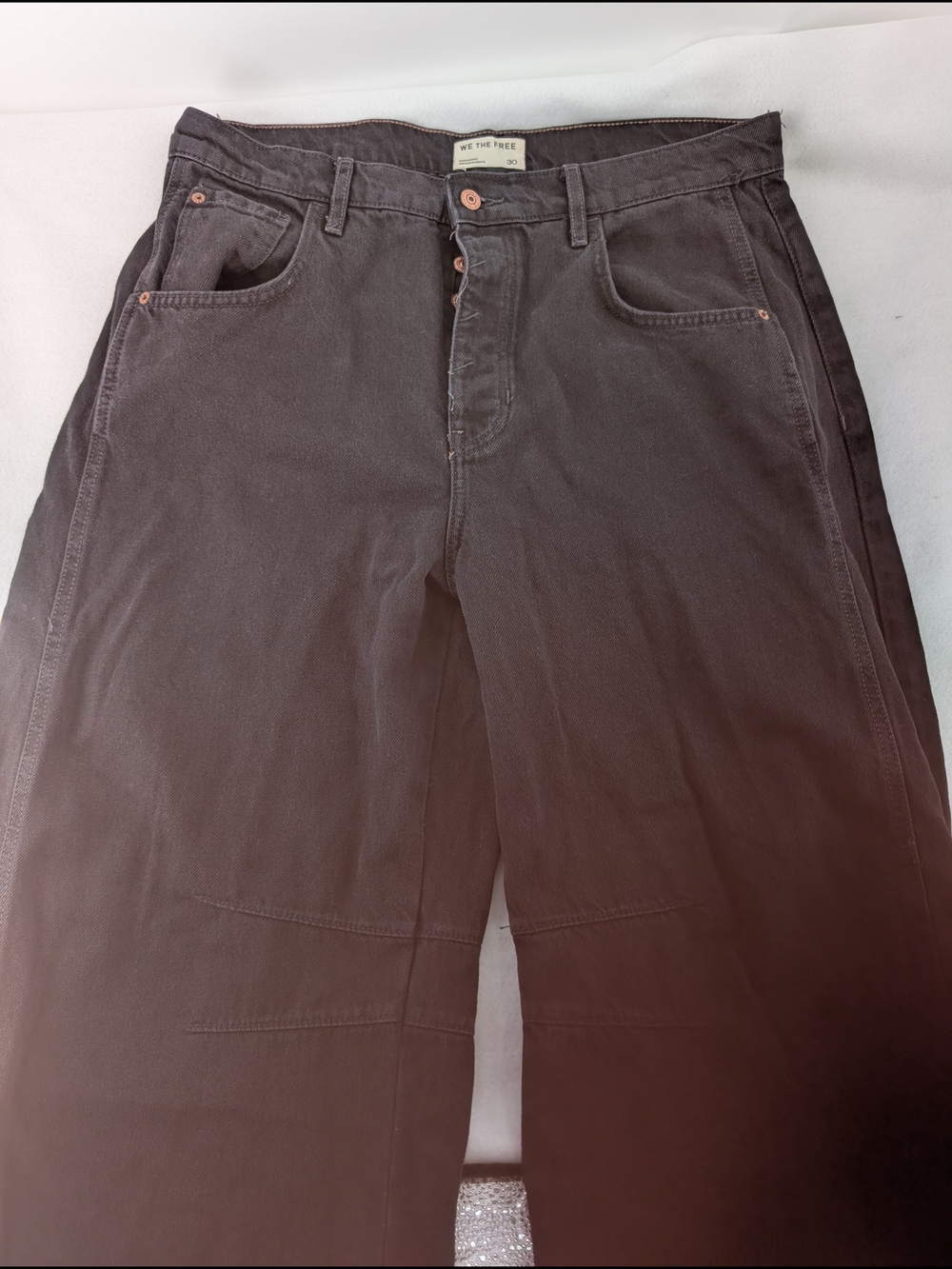 We The Free by Free People Good Luck Mid-Rise Barrel Jeans